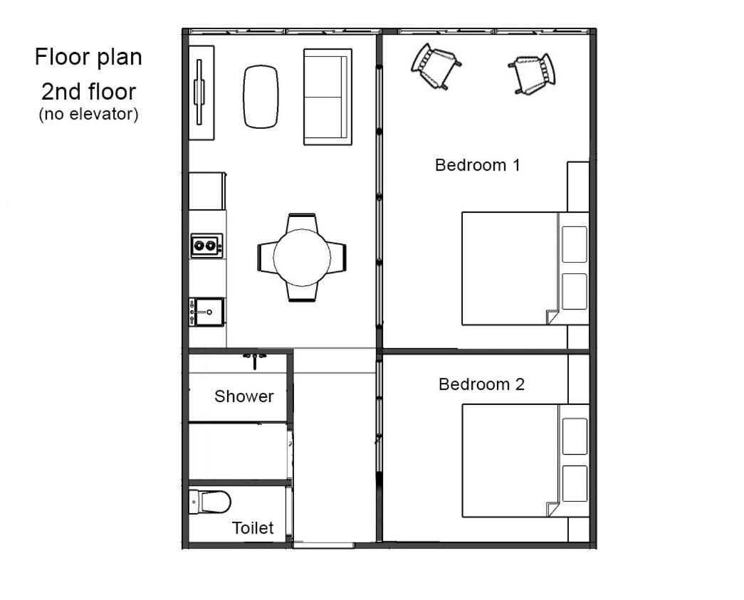 Velin Khaosan - 2nd Floor With 2bedrooms Apartamento